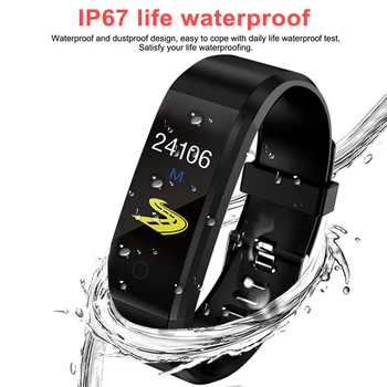 Širdies Ritmo Stebėjimo Žingsnis Skaičius Smart Apyrankę Sporto Smart Watch Kraujo Spaudimas Fitness Tracker Smart Apyrankė