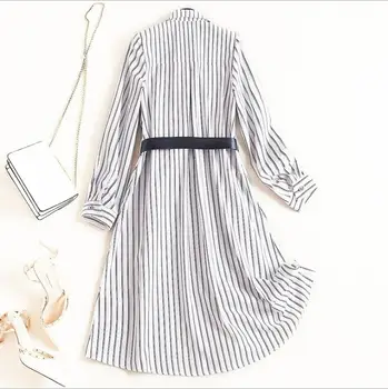 Europos ir Amerikos moterų drabužiai 2020 metų vasaros naują stilių Penkių minučių rankovės atvartas juostele šalikas spausdinti Mados diržų suknelė