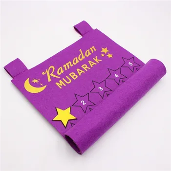 2021 Eid Al Fitr Atgalinės atskaitos 30 Kalendorinių Dienų Ramadanas Papuošalai Pagalbos Mubarakas Apdailos Ramadanas Dekoro Namų Vaikams Reikmenys