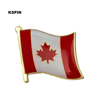 Kanados vėliava pin atlapas pin ženklelis 10vnt daug Sagė Piktogramos KS-0083