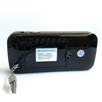 FULL-L-088AM Dual Band Įkrovimo Nešiojamas Mini Pocket Digital Auto Scan AM FM Radijo Imtuvas su MP3 Muzikos Garso Grotuvas Spea