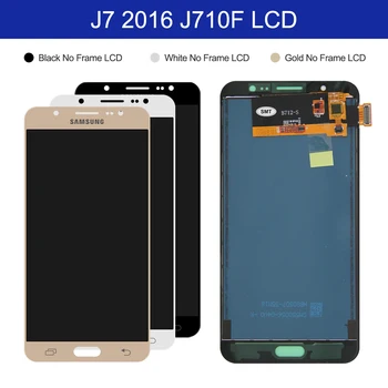Naujosios AAA J710 Lcd Samsung J7 2016 J710 LCD skaitmeninis keitiklis Asamblėjos SM-J710F J710M J710H LCD Ekranas+Touch Ekranas Nemokamas pristatymas