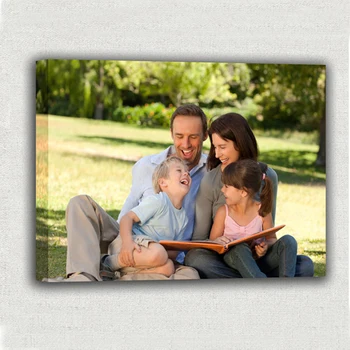 Individualizuotos Jūsų Šeimos Nuotrauka Prisiminimus Asmeninį Drobės, Spauda Ant Drobės, Namų Apdaila Sienos Menas/ Dovanos