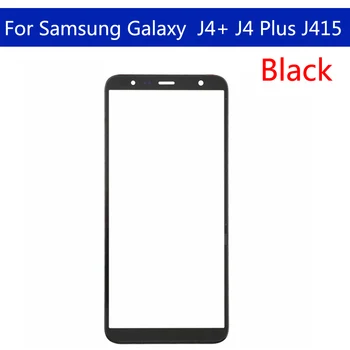 10vnt\daug Touchsceen Samsung Galaxy J4+ J4 Plius J415 J415F J415DS Priekinės Stiklo Jutiklinis Ekranas Objektyvo Pakeitimas 6.0 colių
