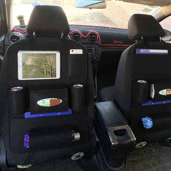 Multi-Pocket Automobilio Sėdynės atlošo Organizatorius Vilnos Veltinio Talpykla Kabinti Lauke Daugiafunkcių Transporto priemonių Saugojimo Krepšys Automobilio stiliaus