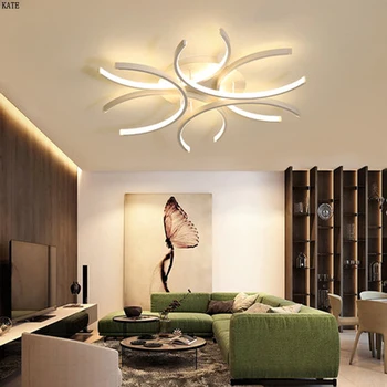 Šiuolaikinių LED lubų šviestuvas gyvenamasis kambarys, valgomasis, miegamasis, blizgus, LED šviestuvo lubų lempa kūrybinė asmenybė lempos