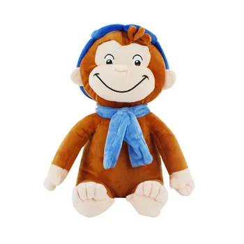 30cm 4 STILIUS Curious George Batai Beždžionė Pliušinis iškamša Žaislai Berniukams ir Mergaitėms