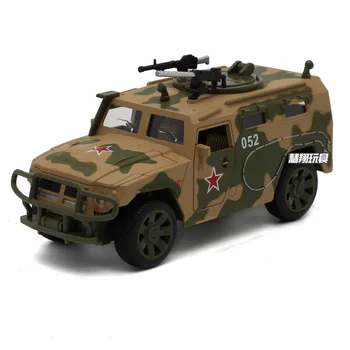 1:32 XV Offroad Karinės Automobilio Modelį Žaislai Lydinio karinio jūrų Laivyno Sausumos Pajėgų Specialiųjų Policijos Vežime Transporto priemonės Armijos Diecast Traukti Atgal, Šviesos Muzika
