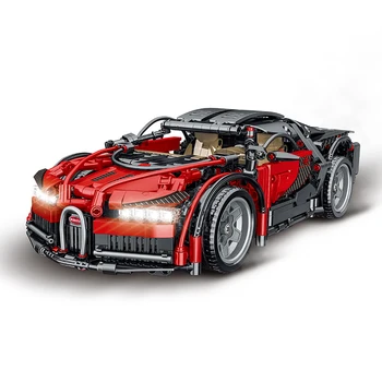 MORK blokai 1225pcs Automobilio Modelį Bugatti Surinkto Modelio Žaislai Vaikams, Žaislai