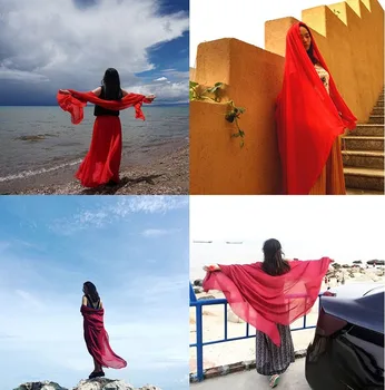 2019 m. Pavasarį, Rudenį Kietas Didelio Dydžio Skara Moterų Medvilnės Skalbiniai Ilgai Skara Mados Atsitiktinis Deformuoti Hijab Kelionių Dovanų Šalikai 180*140cm