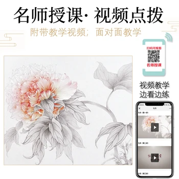 Kinų tradicinės tapybos meno knygos Kruopštus originalų didelis vieno puslapio piešimo Bijūnas 2020 m. redakcija