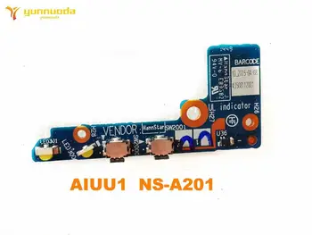 Originalus lenovo Joga 2 11 Serijos led maitinimo jungiklio mygtuką valdybos AIUU1 NS-A201 išbandyti gera nemokamas pristatymas