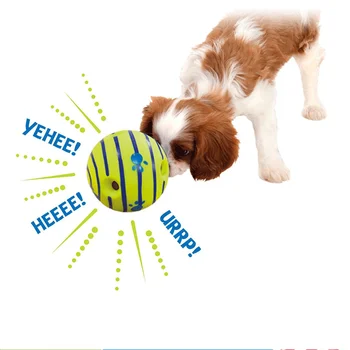 Šuns žaislas vokalo kamuolys skamba kamuolys Mokymo Mažų Didelių Šunų Silicio Šokinėja Interaktyvus Tvirtas Guminis žaislas