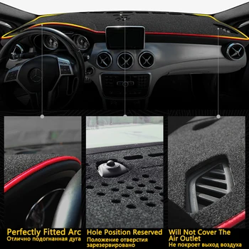 Automobilio prietaisų Skydelio Dangtelį Dashmat Už Peugeot 208 2012 m. iki 2019 automobilį Auto Vidinės Saulės Pavėsyje, galiniu langu Mygtukai Kilimų Automobilių Stilius 2013