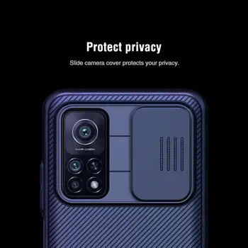 Už Xiaomi MI 10T Pro Lite Atveju Nillkin CamShiled Kameros Apsaugos Atveju Stumkite Galinį Dangtelį už Redmi 9T 9 Maitinimo K30S Ultra 5G