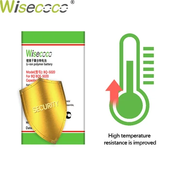 WISECOCO 3300mAh Baterija BQ BQ-5065 BQS 5065 BQ-5020 Telefonų Sandėlyje Naujausias Gamybos Aukštos Kokybės Baterija+Sekimo Numerį