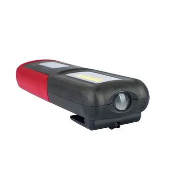 Nešiojamų COB LED Žibintuvėlis Magnetinio Darbo Lemputė USB Įkrovimo Žibintų Įjungimo ekranas Kabo Žibinto Lempa, Naktinis Apšvietimas