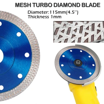 105/115mm/125mm Super Plonas X Formos Deimantų Porceliano pjauti Karšto Sukepintų Diamond Diskų Diskinės Pjovimo Porceliano Plytelės