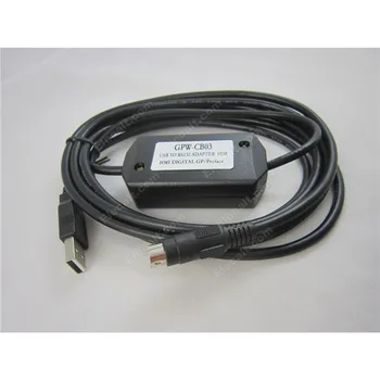 Elecalt Jutiklinis Ekranas Programavimo Kabelis RS232 GPW-CB02 GPW-CB03 Su CD USB sąsaja atsisiųsti SKAITMENINIŲ GP/Proface touch panel
