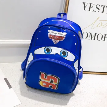Disney vaikams automobilių kuprinė darželyje, berniukas, mergaitė McQueen rankinėje mokyklos maišą animacinių filmų pečių maišą knygų studentų krepšys