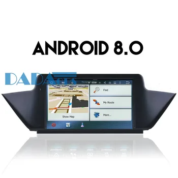 Android 8.0 Automobilio Radijo Headunit Stereo GPS Navigacija BMW X1 E84 2009 M. 2010 M. 2011 M. 2012 m. 2013 m automagnetolos DVD Grotuvas, Garso Vaizdo