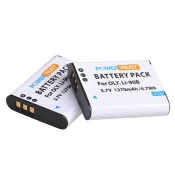 2vnt LI-90B LI 90B LI-92B LI90B Li-ion Baterija + LED USB Kroviklis skirtas Olympus Tough TG-1 leidinio TG-2 leidinio TG-3 TG-4 SH50 leidinio SH60