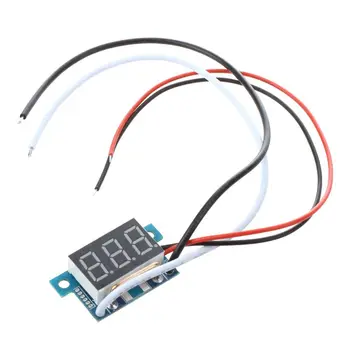 Skaitmeninis Mini Ammeter Ammeter galios indikatorius LED Raudonos 0-5A panel meter