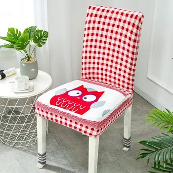 Universali kėdė padengti valgomojo kėdė padengti elastinga kėdė padengti spandex spausdinti padengti kėdė šalis dekoro kėdė padengti 1/2/4/6pcs