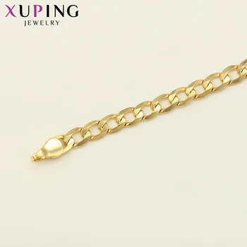 Xuping Saldus Romantiško Stiliaus Išskirtinį Šviesiai Geltonos Aukso spalvos Padengta Apyrankė bižuterijos Moterų 76036