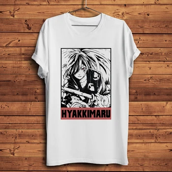 Derliaus Hyakkimaru Dororo juokingas anime marškinėlius Vyrų Naujas Baltos spalvos Atsitiktiniai trumpomis rankovėmis Marškinėliai Unisex manga streetwear Tee