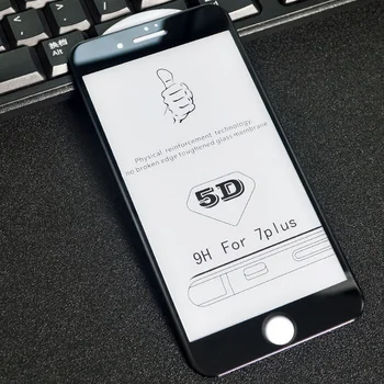 100VNT 5D Šalto Drožyba Pilnas draudimas Screen Protector, Grūdintas Stiklas iPhone 12 Mini Pro 11 Max XS Max 7 6 8 Plius nemokamai DHL