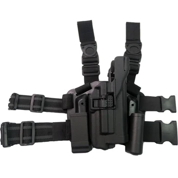 Taktinis Medžioklės Glock 17 19 22 23 31 32 Pistoletas Dėklas Kariuomenės Šaudymo Airsoft Kojos Dėklas Su Mag Dėklas Dešinę Ranką Ginklą Atveju