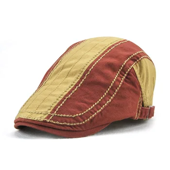 JAMONT Vintage Hat Atsitiktinis Beretė Vyrams Lauko Sporto Plokščių Skrybėlių Moterų Beretė Vasarą, Rudenį Siuvinėjimo Prekės Dizaineris Retro Kepurės