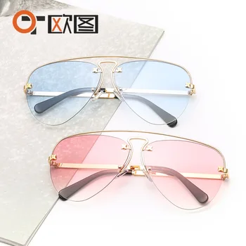 2020 m. Derliaus asmenybės piloto akiniai nuo saulės Moterims mados akiniai Prabangus dizainas Atspalvių Vyrų Saulės Akiniai gafas de sol hombre/mujer