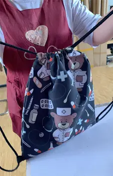 Anime Demon Slayer Kimetsu Nr. Yaiba raišteliu maišelį paauglės mergaitės berniukai mados saugojimo krepšys Nezuko Tanjirou kuprinė kelionės krepšys