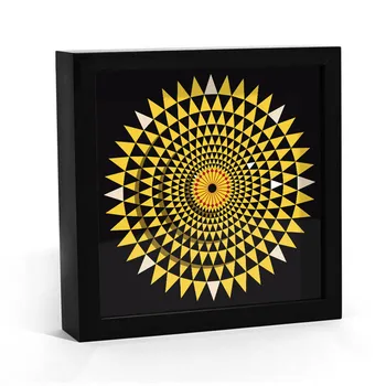 Saulėgrąžų Geometrijos Augalų Meno Ne tiksi Laikrodis Šiuolaikinio Abstraktaus Dizaino Stalo Laikrodis Kabo Sieninis Laikrodis Gėlių Mandala Namų Dekoro