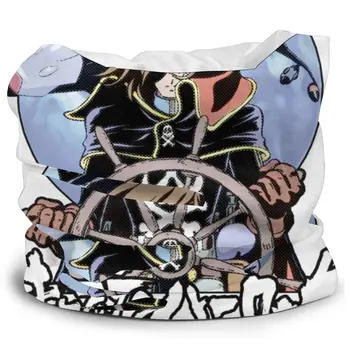Space Pirate Captain Harlock Šalikas Pusę Veido Kaukė Vamzdis Šalikas anime, manga Vamzdinės Bandana Apsauginis Lankelis Lauko Žygiai