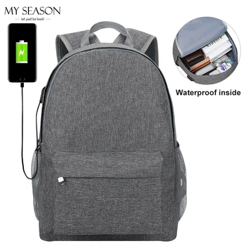 Nešiojamojo kompiuterio Kuprinė Vyrų Smart Kuprinė USB Biuro Verslo Back Pack Moterų Priežastinis Keliauti Mokyklos Kuprinė už Paauglys Pečių Maišą