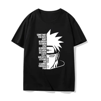 Naruto Marškinėliai Vyrams Mados Japonų Anime Harajuku Streetwear Marškinėlius Grafinis Tees Kietas Animacinių filmų 90s Vyrų Anime Unisex Drabužiai