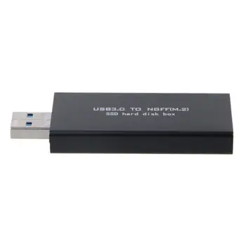 Išorės B Klavišą M. 2 NGFF SSD USB 3.0 Adapteris Gaubto Langelį 2230 2242 SSD