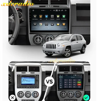 Xdcradio 10.1 Colių Jutiklinis Ekranas Android 10.0 Automobilio Radijo Jeep Compass MK DVD Multimedijos Grotuvas GPS Navigaciją 6+128G Carplay
