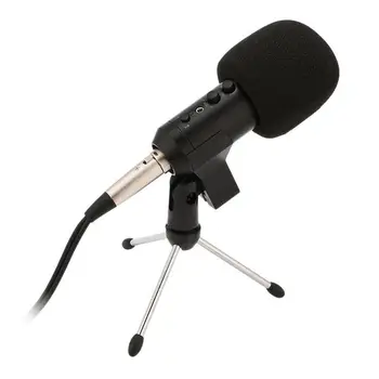 MK-F400TL USB Studija Kondensatoriaus Mikrofonas Garso Mikrofonus Kompiuterio Karaoke Vaizdo Įrašymo