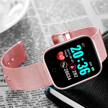 2021 Smart Watch Moterys Vyrai Smartwatch Fitness Tracker Laikrodį Sporto Vandeniui Apyrankės, skirta 