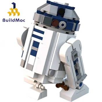 Karai Erdvėje R2-D2 Lepining Star movie Robotas Modelio Blokai mini Plytų Žaislai Suderinama lepinblocks 10225