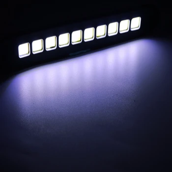 COB Led Šaltinis Chip Juostelės Lemputės Šviesos Šalta Balta 12V 5W Lankstus 10 tinklai 
