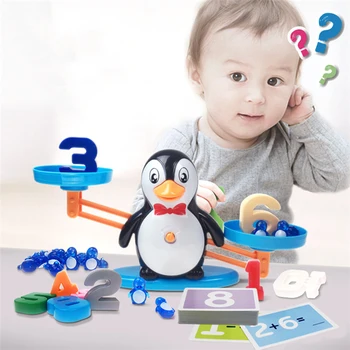 Pingvinas Skaitmeninis Balanso Apimties Matematikos Operacija Rungtynės Žaidimas Švietimo Žaislas Vaikams