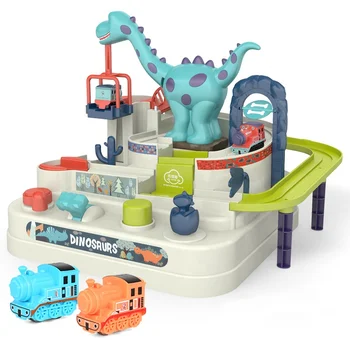 Kūdikių Švietimo Žaislas Automobilis Nuotykių Žaidimas Kelio Žaislas Vadovas Geležinkelių Traukinio Žaislų Macaron Spalvos Stalo žaidimai, Galvosūkiai, Žaislai ar Vaikų Dovanų