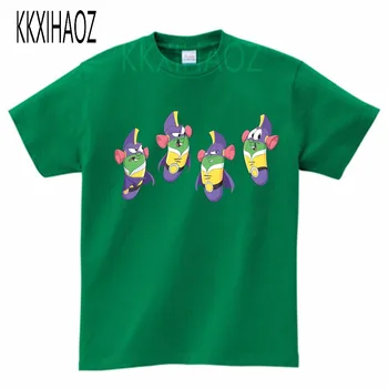 VeggieTales Larry Agurkų trumpomis Rankovėmis T - Shirt 2019 Naujausias Berniukų ir Mergaičių vasaros Grynos medvilnės trumpomis rankovėmis Marškinėlius MJ