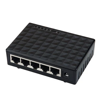 Tinklo Koncentratorius Gigabit LAN Keistis Desktop Switch 5-Port Ethernet Adapter Mini