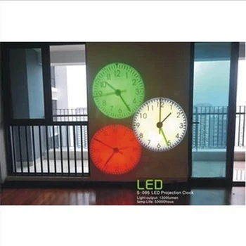 Led Lempos Projekcija Laikrodis Naujų Kūrybinių Šviesos LED Skaitmeninis Laikrodis, Gražus Modelio Projekcijos Sieninis Laikrodis su 5 Vienetų Spalva